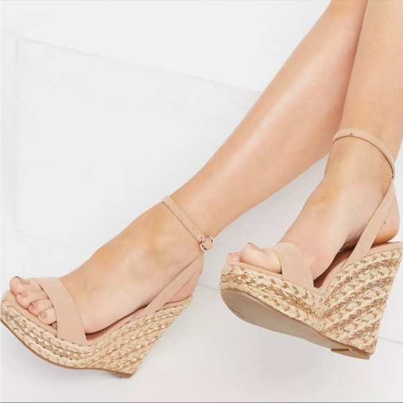 ASOS Tula Metallic Espadrilles with Rose Gold Detailing. - Picture 2 of 16